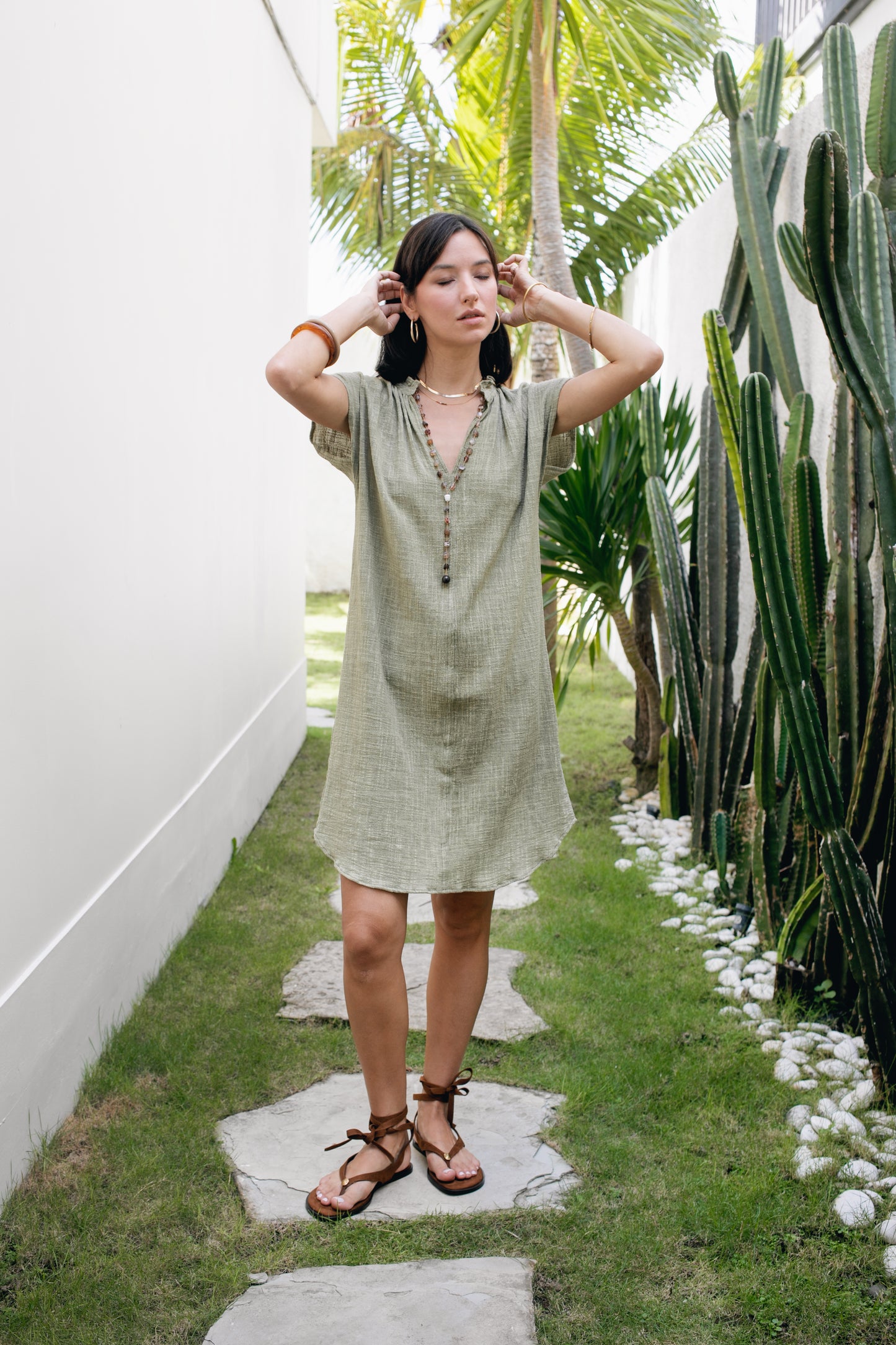 Rumi Dress - Olive