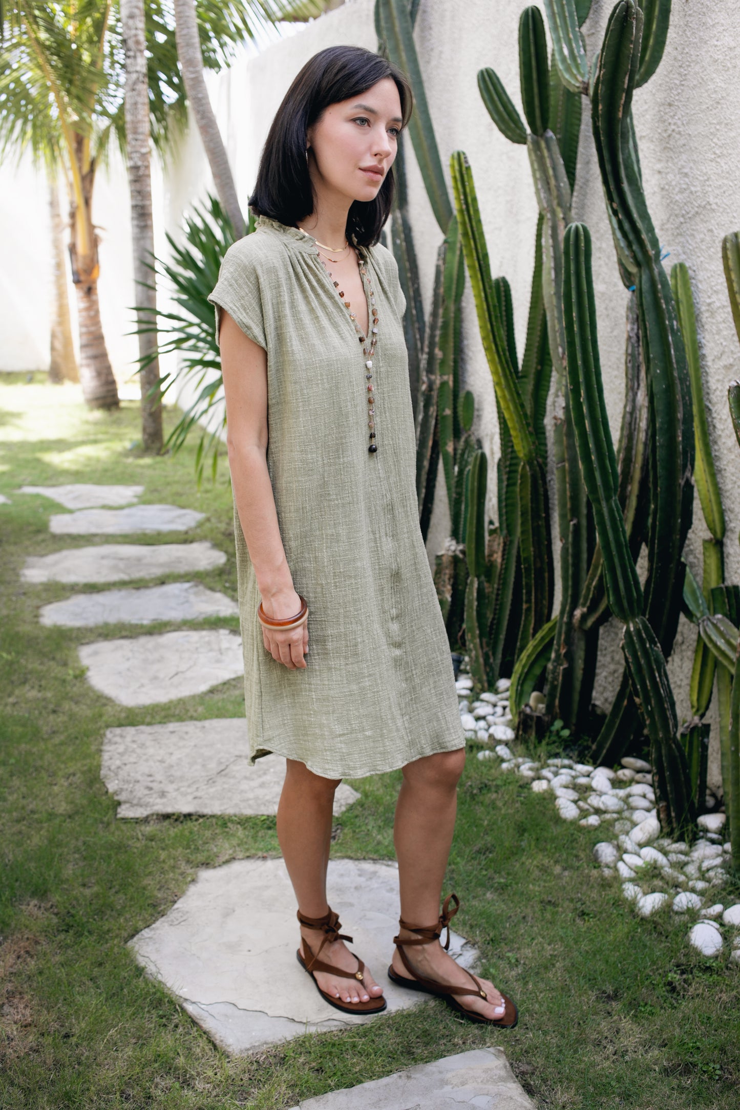 Rumi Dress - Olive