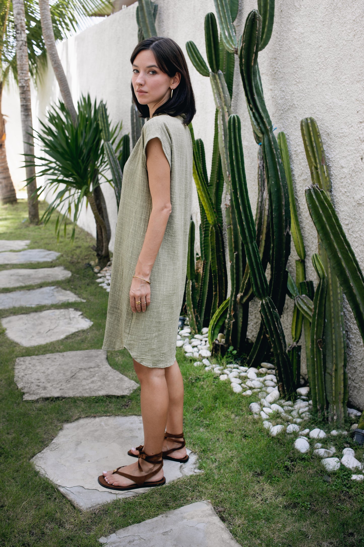 Rumi Dress - Olive