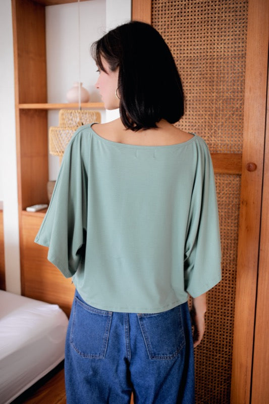 Lily Top - Moss Jersey