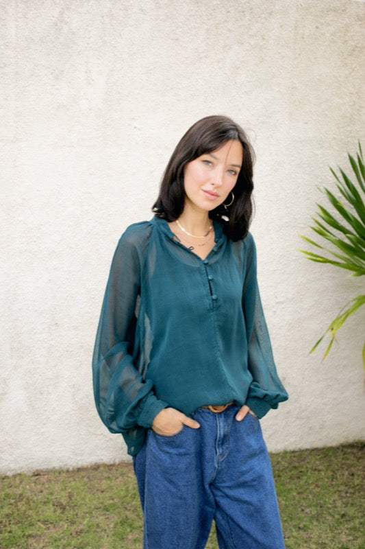 Anouk Blouse - Teal