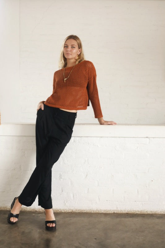 Cheska Knit Jumper - Cinnamon