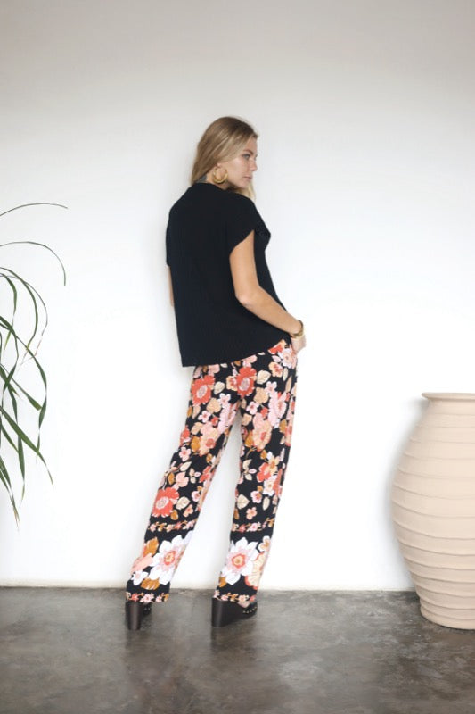 Avalon Pants - Border Floral