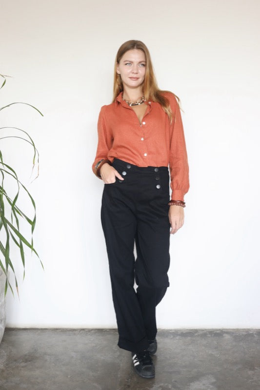 Joyce Blouse - Jasper Linen