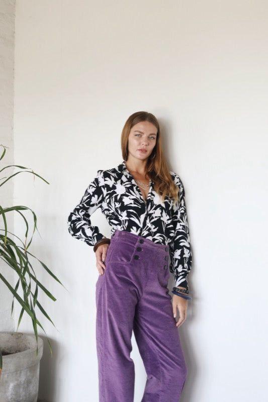 Donovan Pants - Wild Berry Corduroy