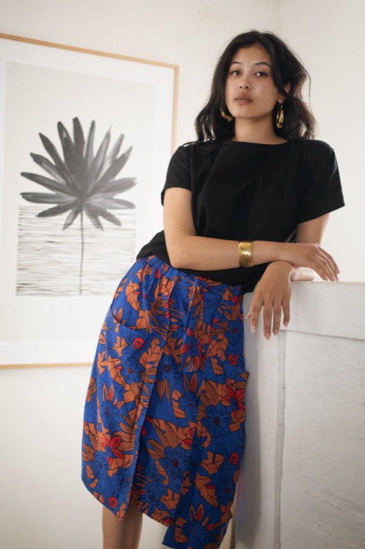 Melody Skirt - Blue Hawaii