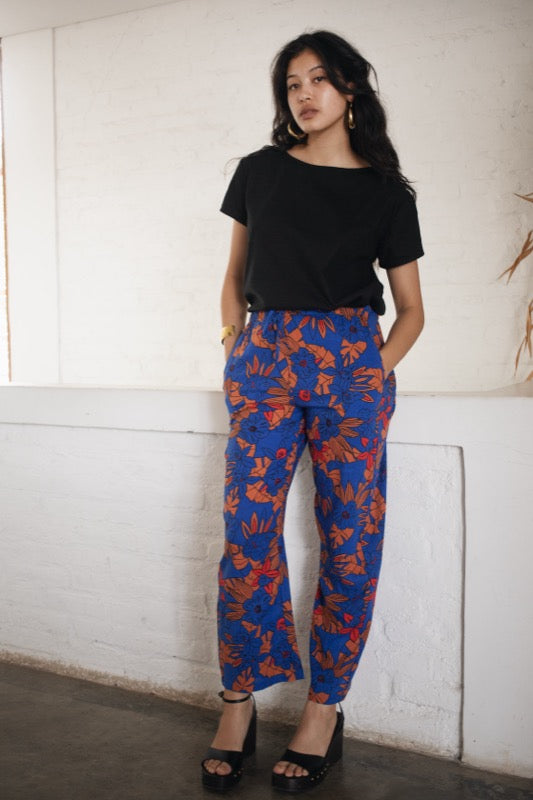 Avalon Pants - Blue Hawaii
