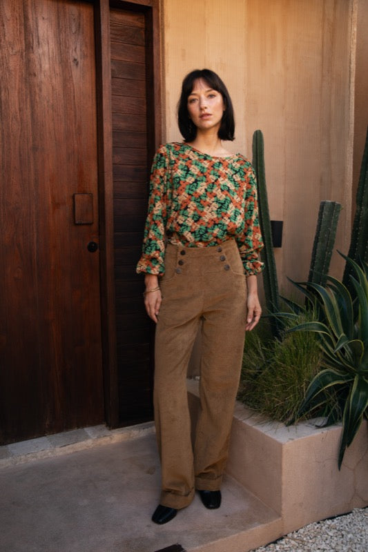 Total Eclipse L/S Top - Autumn Leaves