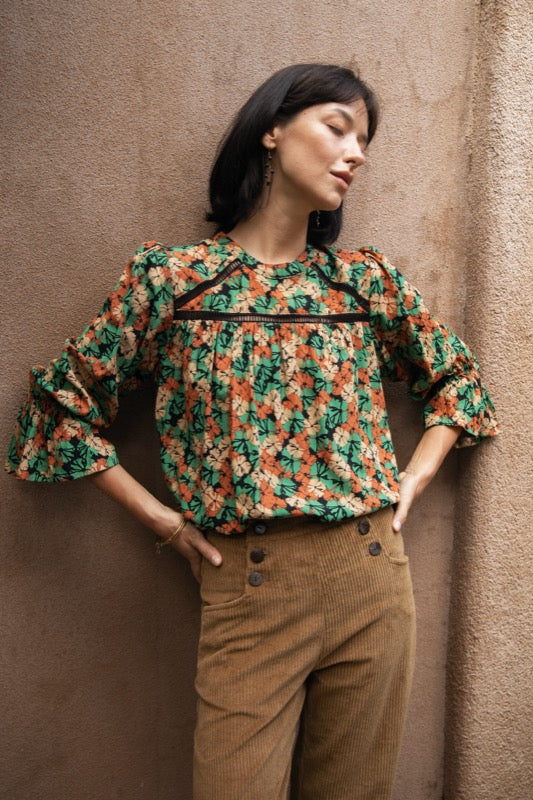 Leo Blouse - Autumn Leaves