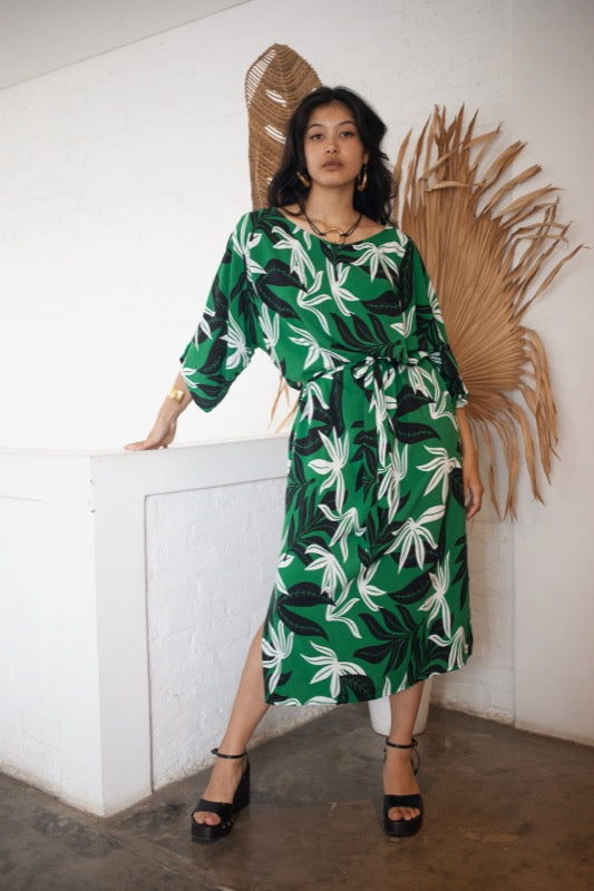 Rose L/S Midi Dress - Forrest of Ferns