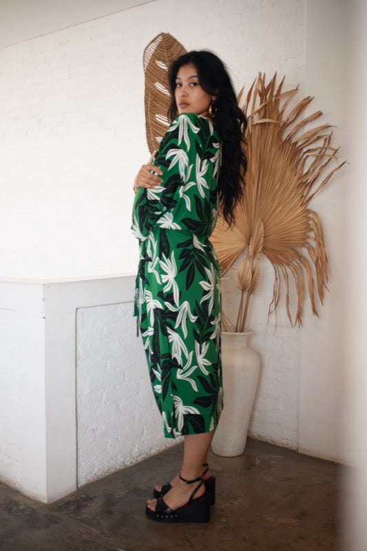 Rose L/S Midi Dress - Forrest of Ferns
