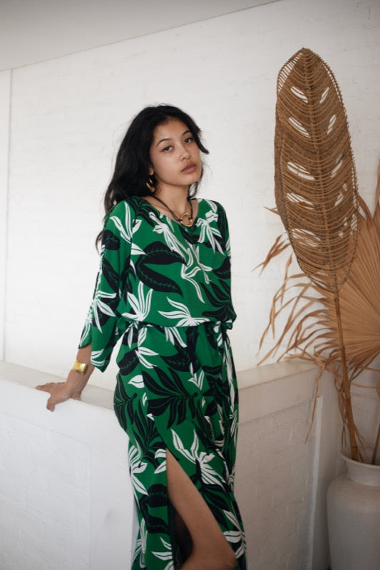 Rose L/S Midi Dress - Forrest of Ferns