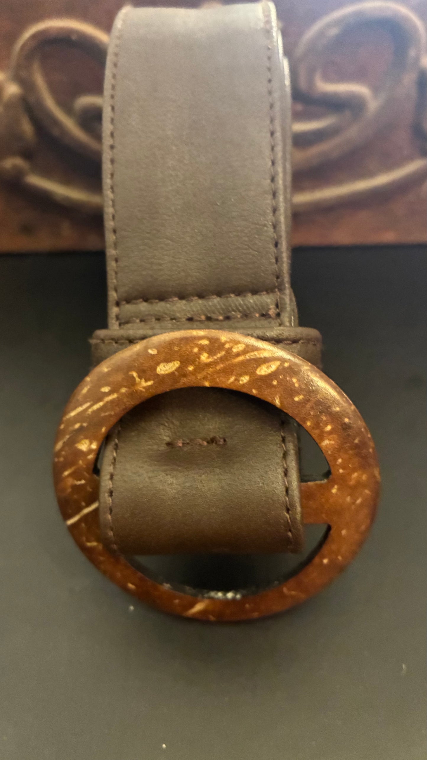 Megan Leather Belt - Almond /Vintage Tan / Black / Tan / Biscuit / Green / Navy / Cream / Caramel / Chocolate