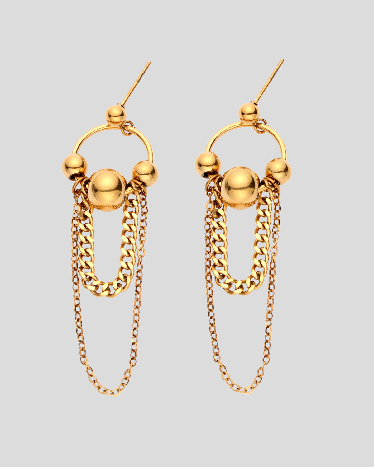 Luma Drop Earrings - Gold
