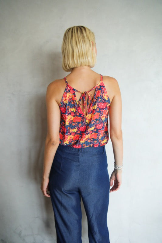 Ginger Top - Royal Blue Vintage