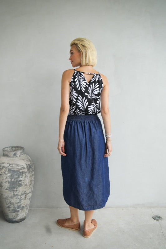 Celeste Skirt - Denim