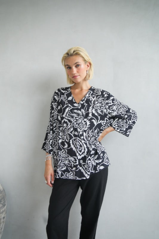 Florence Top - Large Flowers