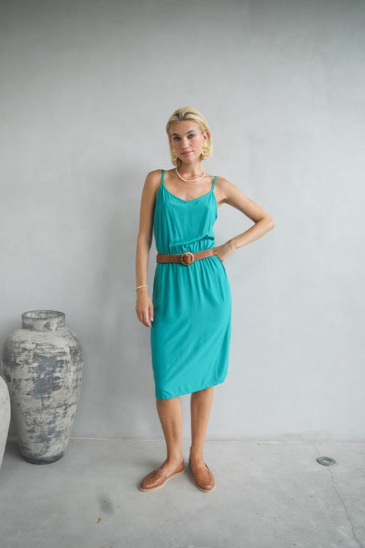 Hazel Dress  - Jade Green