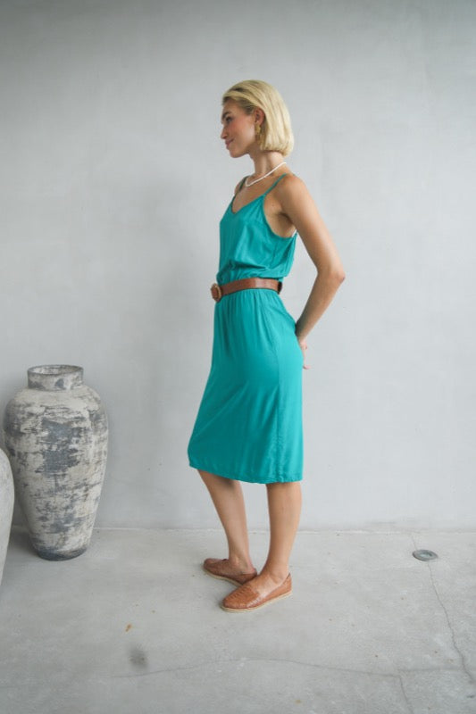 Hazel Dress  - Jade Green