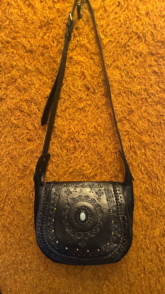 Kanika Bag - Black & Turquoise