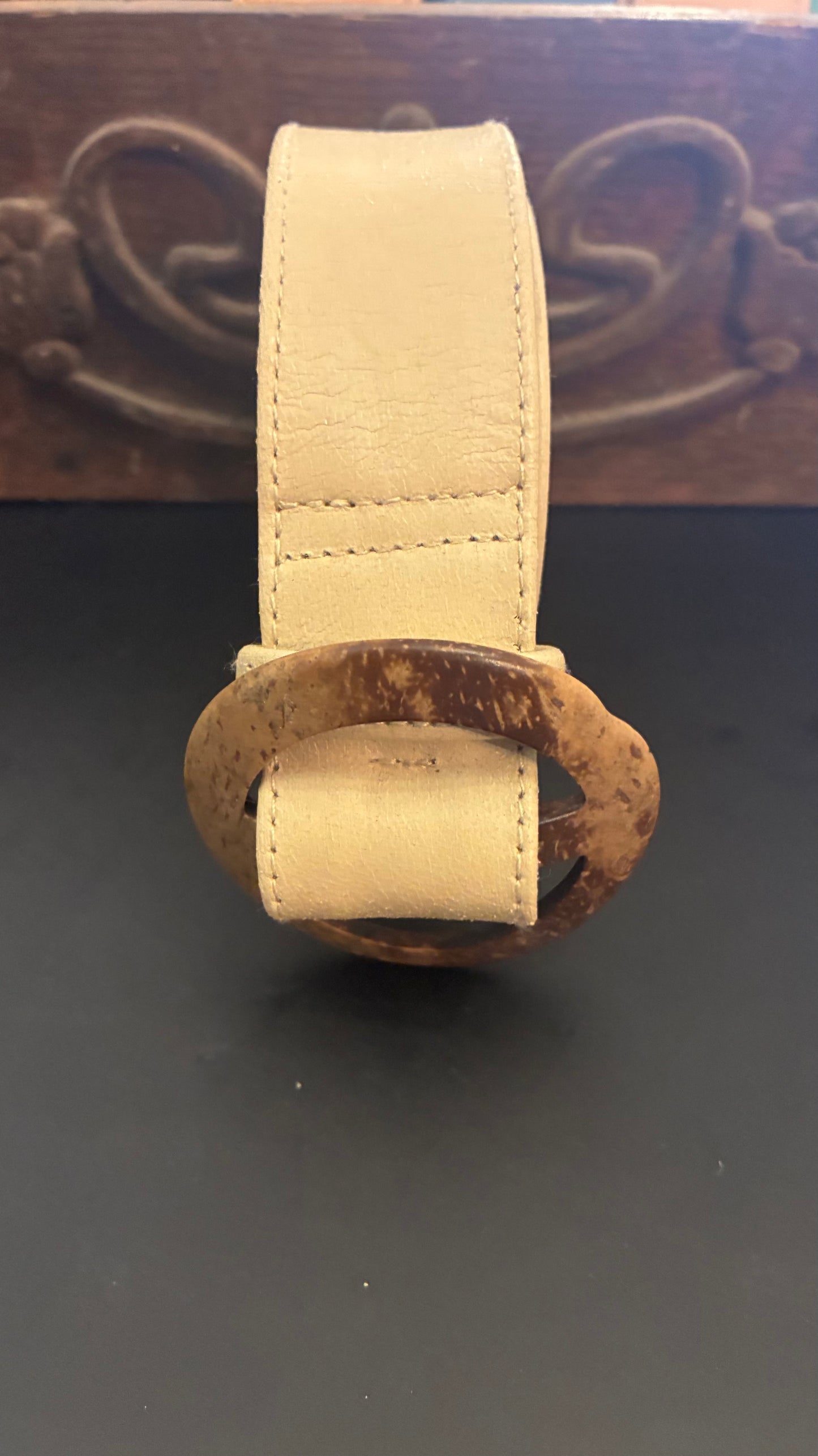 Megan Leather Belt - Almond /Vintage Tan / Black / Tan / Biscuit / Green / Navy / Cream / Caramel / Chocolate