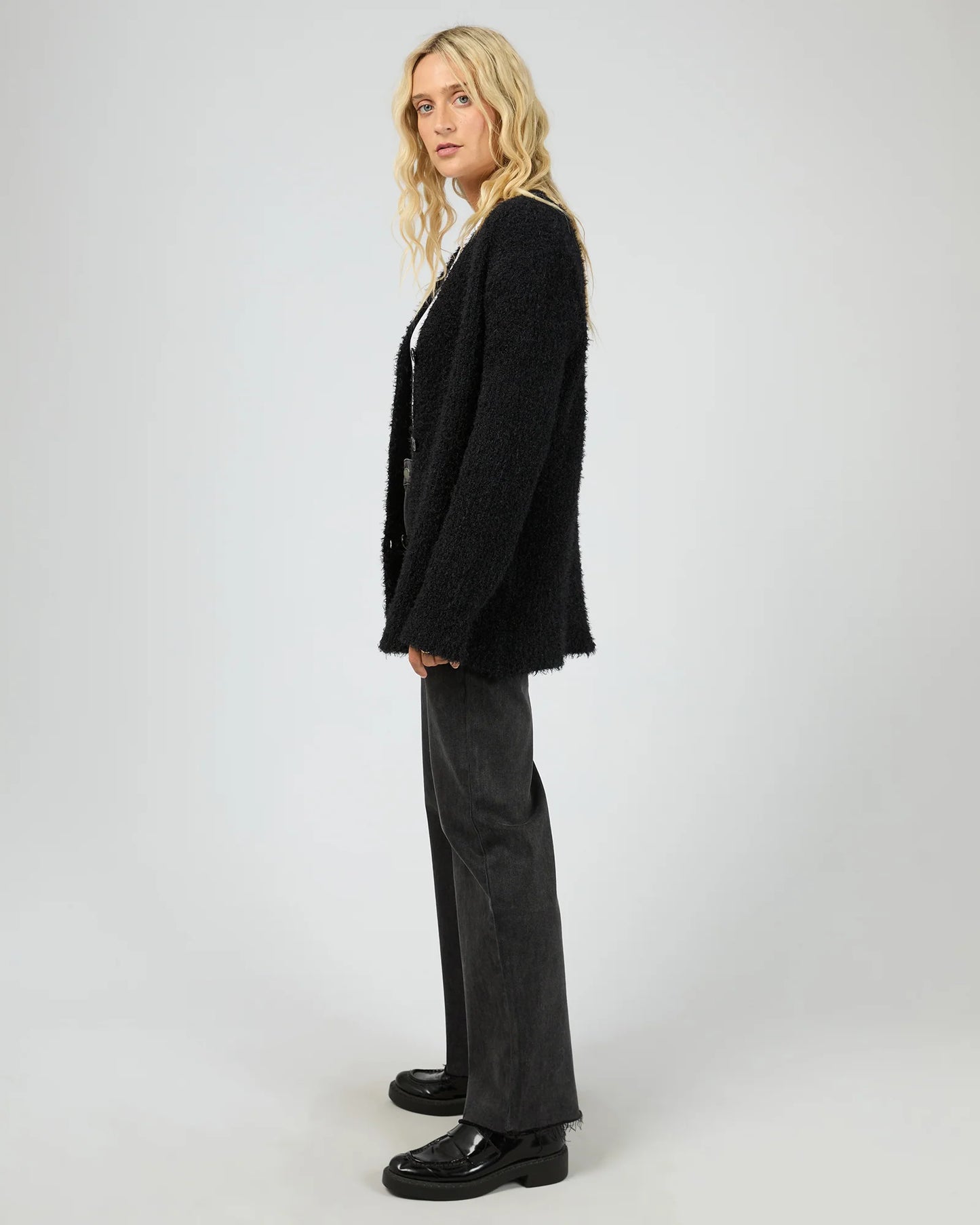 Blume Oversized Cardigan - Black