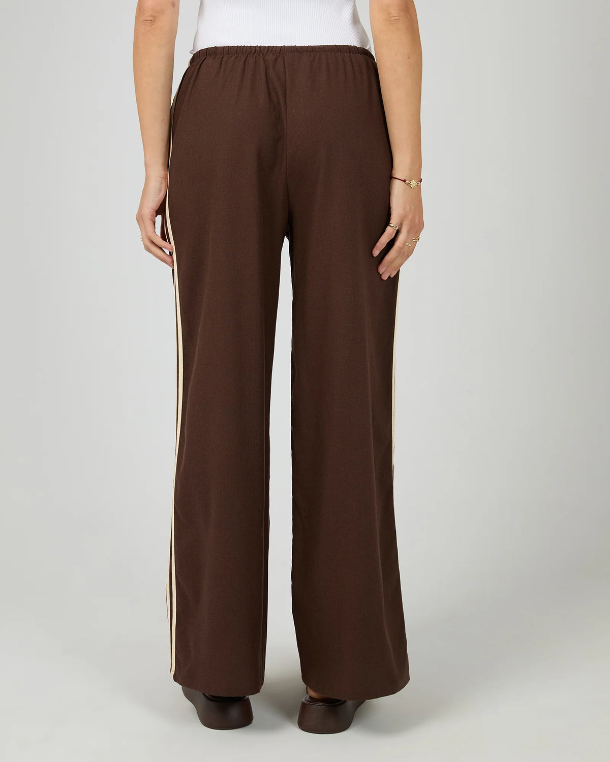West Coast Stripe Pants - Chocolate