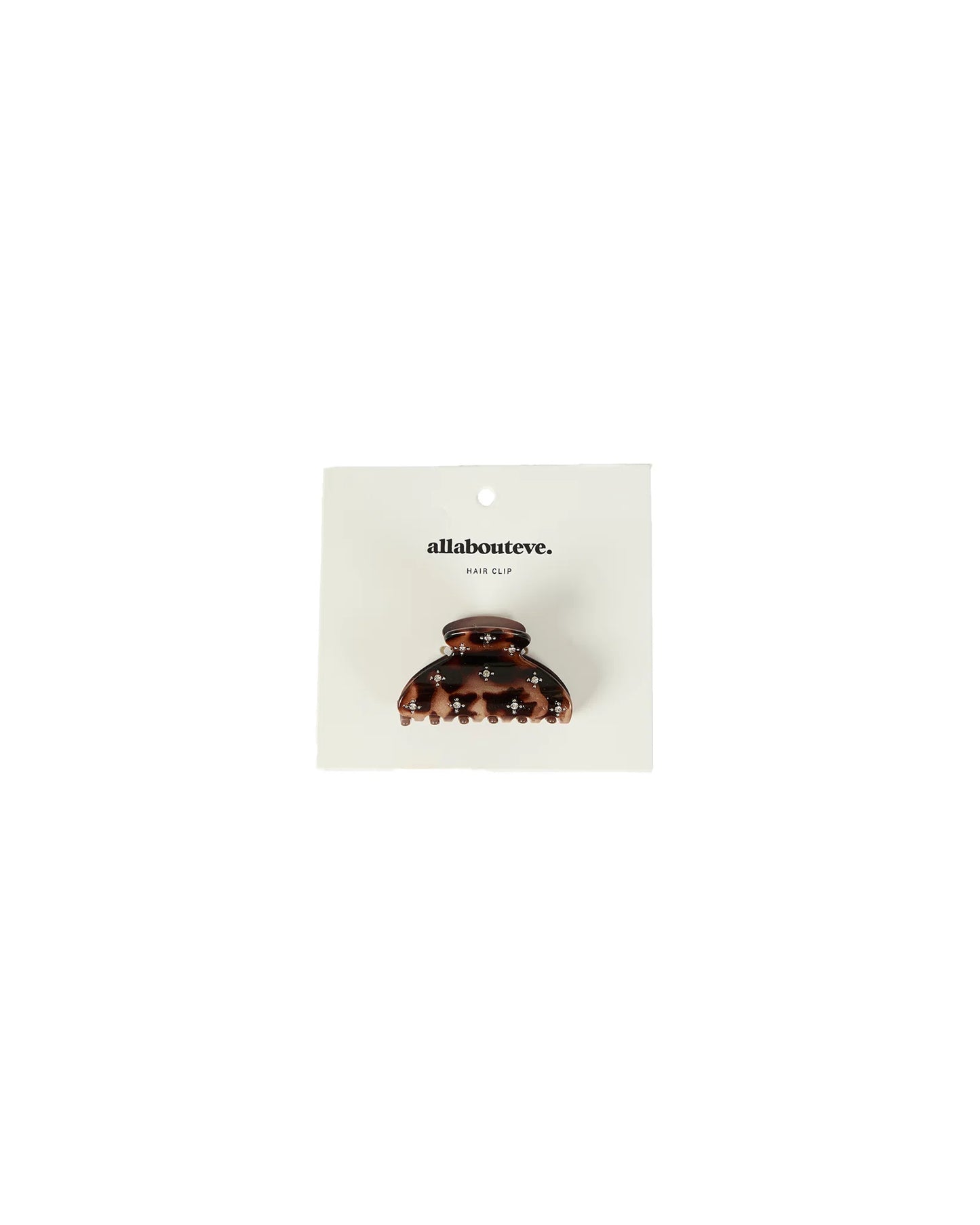 Willa Hair Clip - Studded Tortoise Shell