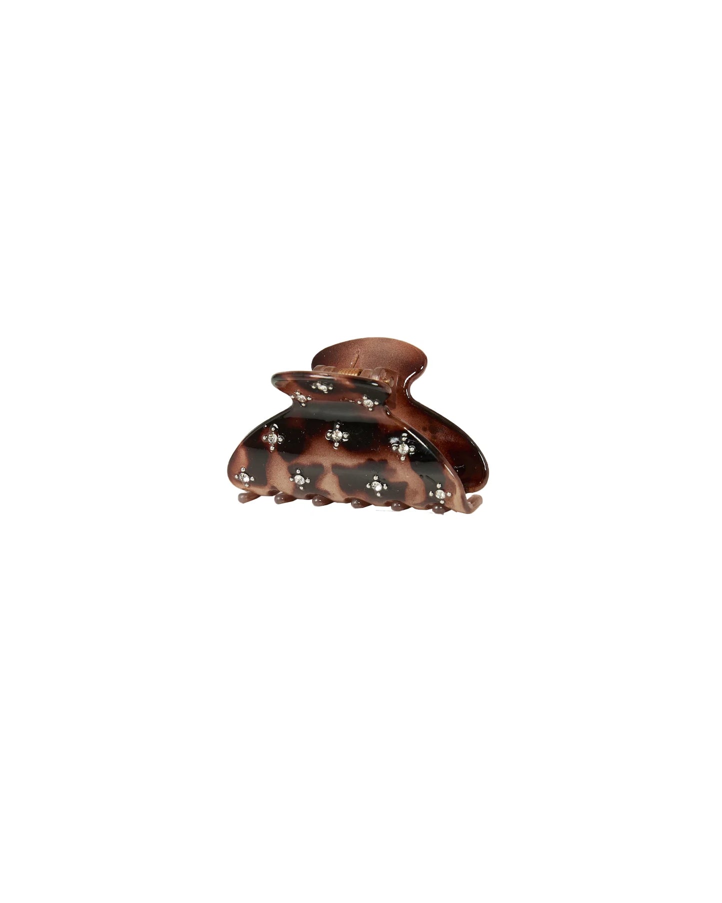 Willa Hair Clip - Studded Tortoise Shell