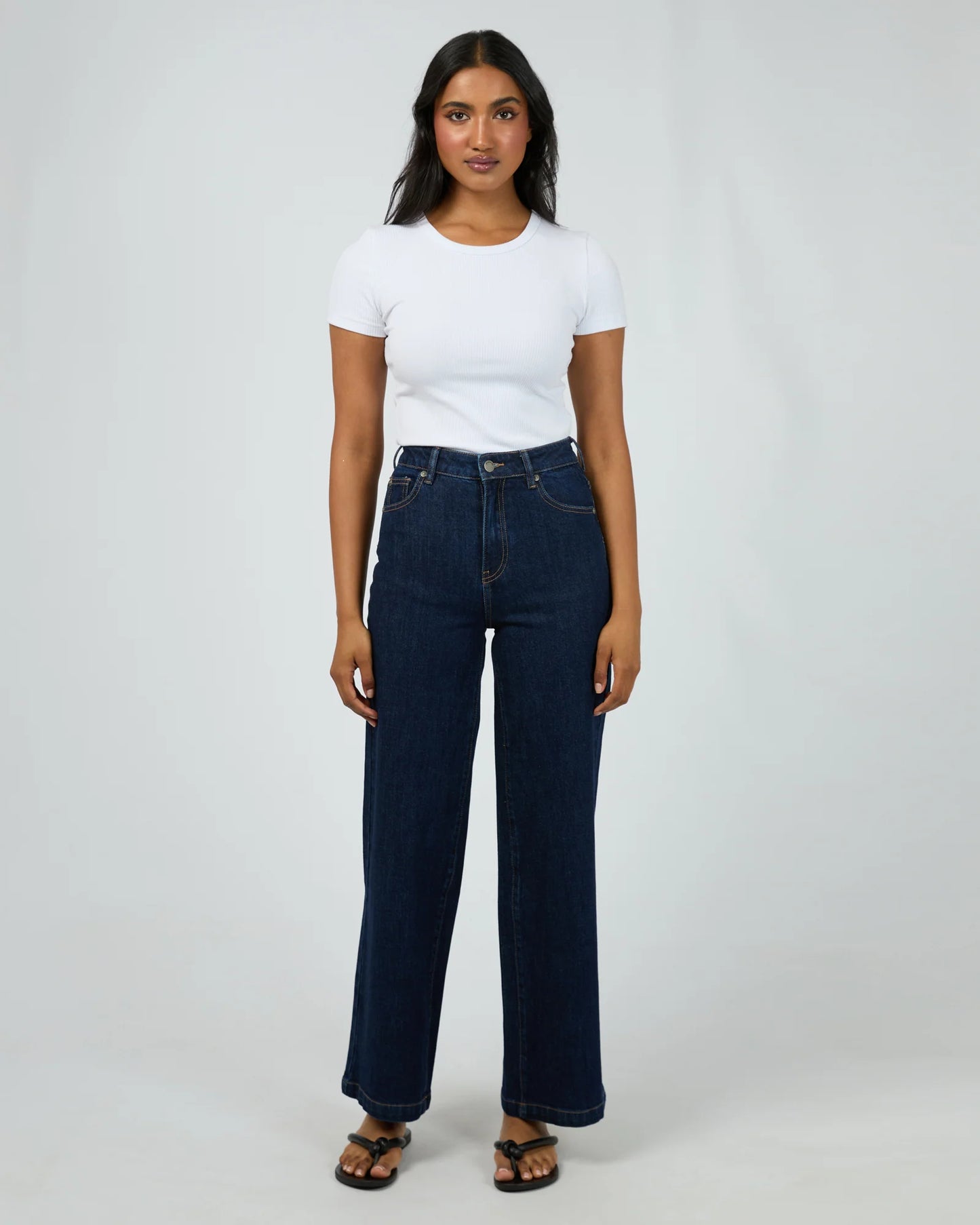 Jacqui Wide Leg Jean - Indigo