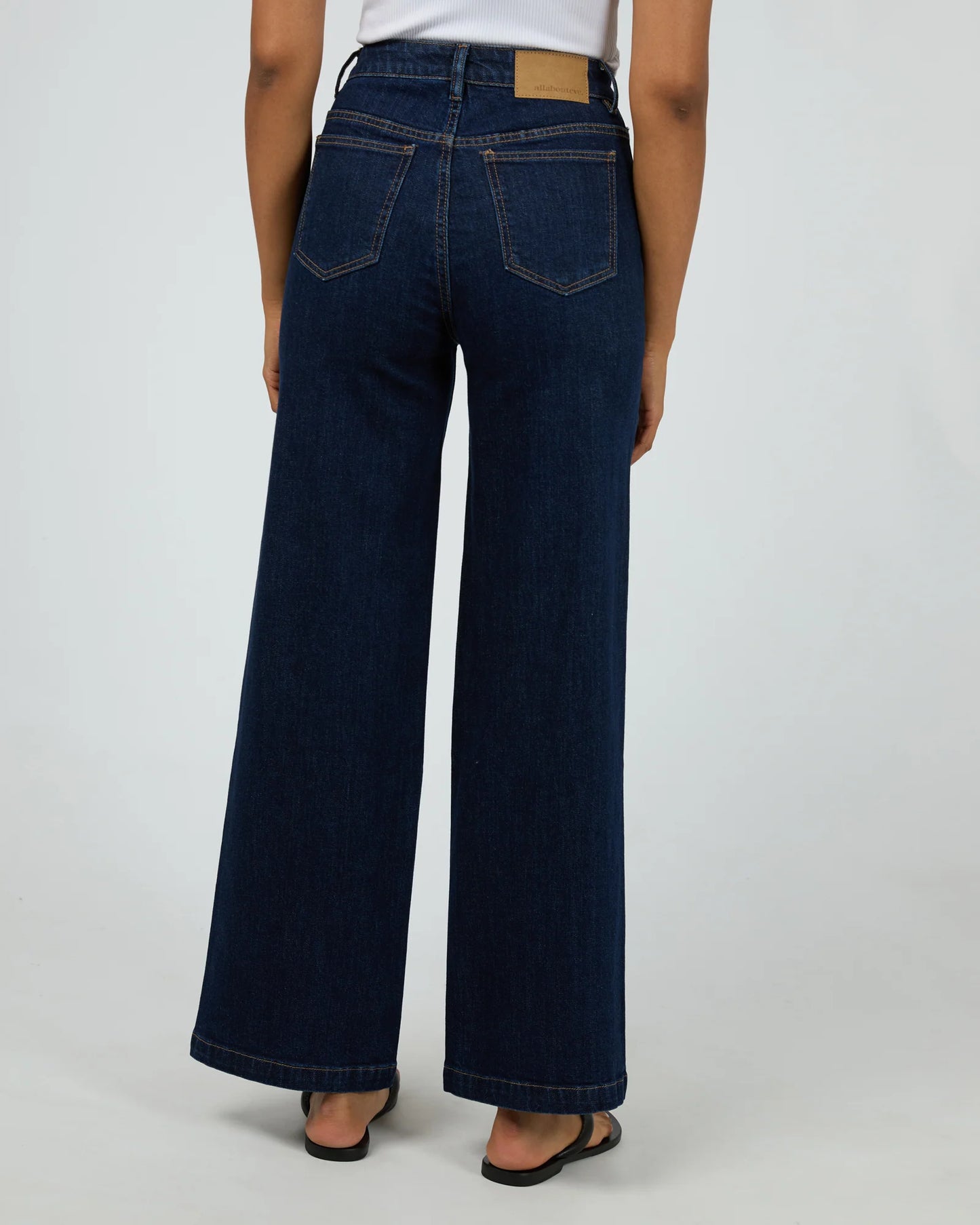 Jacqui Wide Leg Jean - Indigo