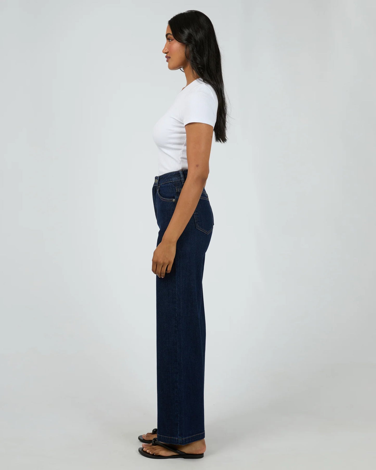 Jacqui Wide Leg Jean - Indigo