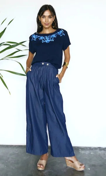 Marilyn Top - Blue Bird