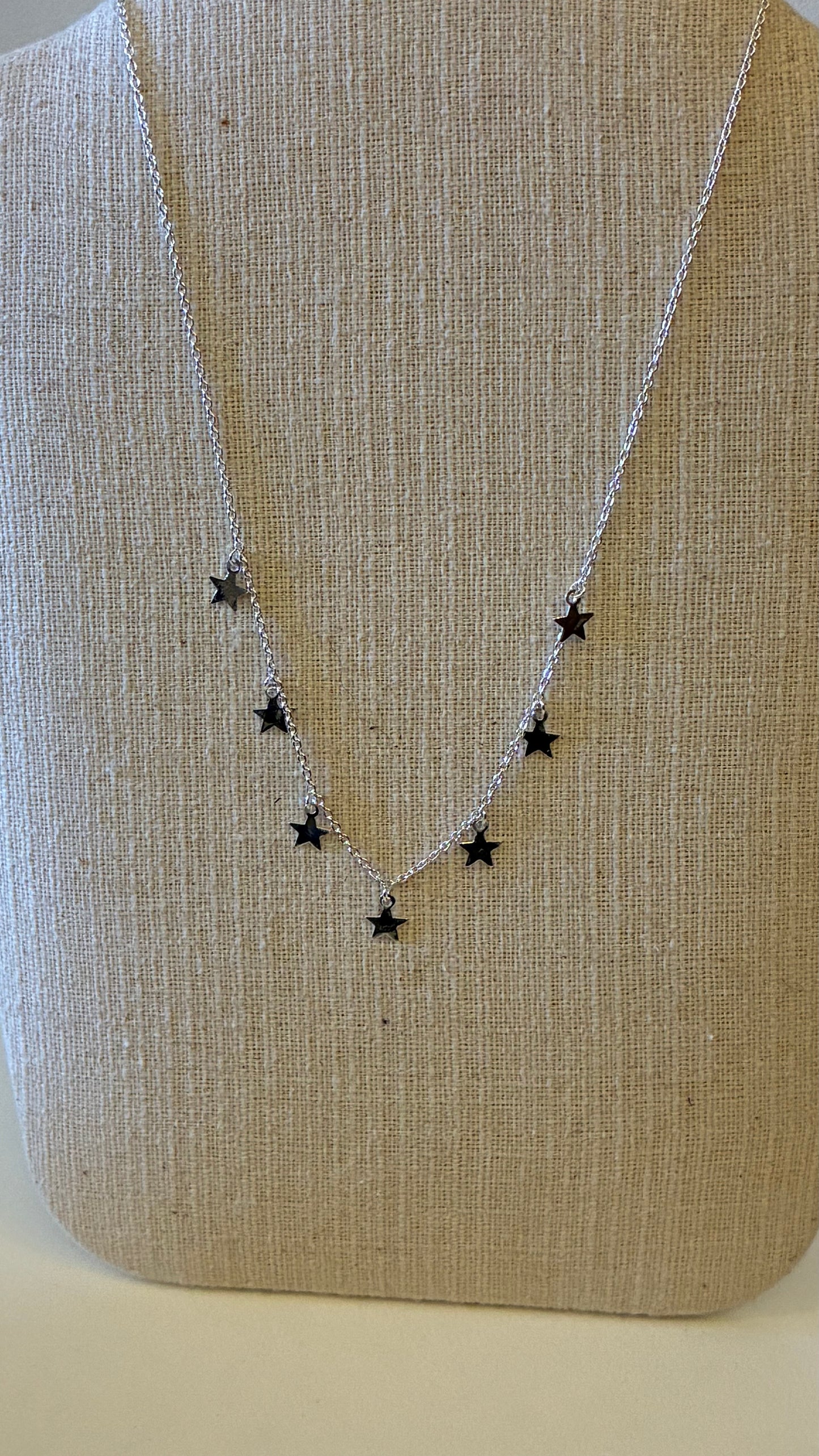 7 Stars Necklace - Silver