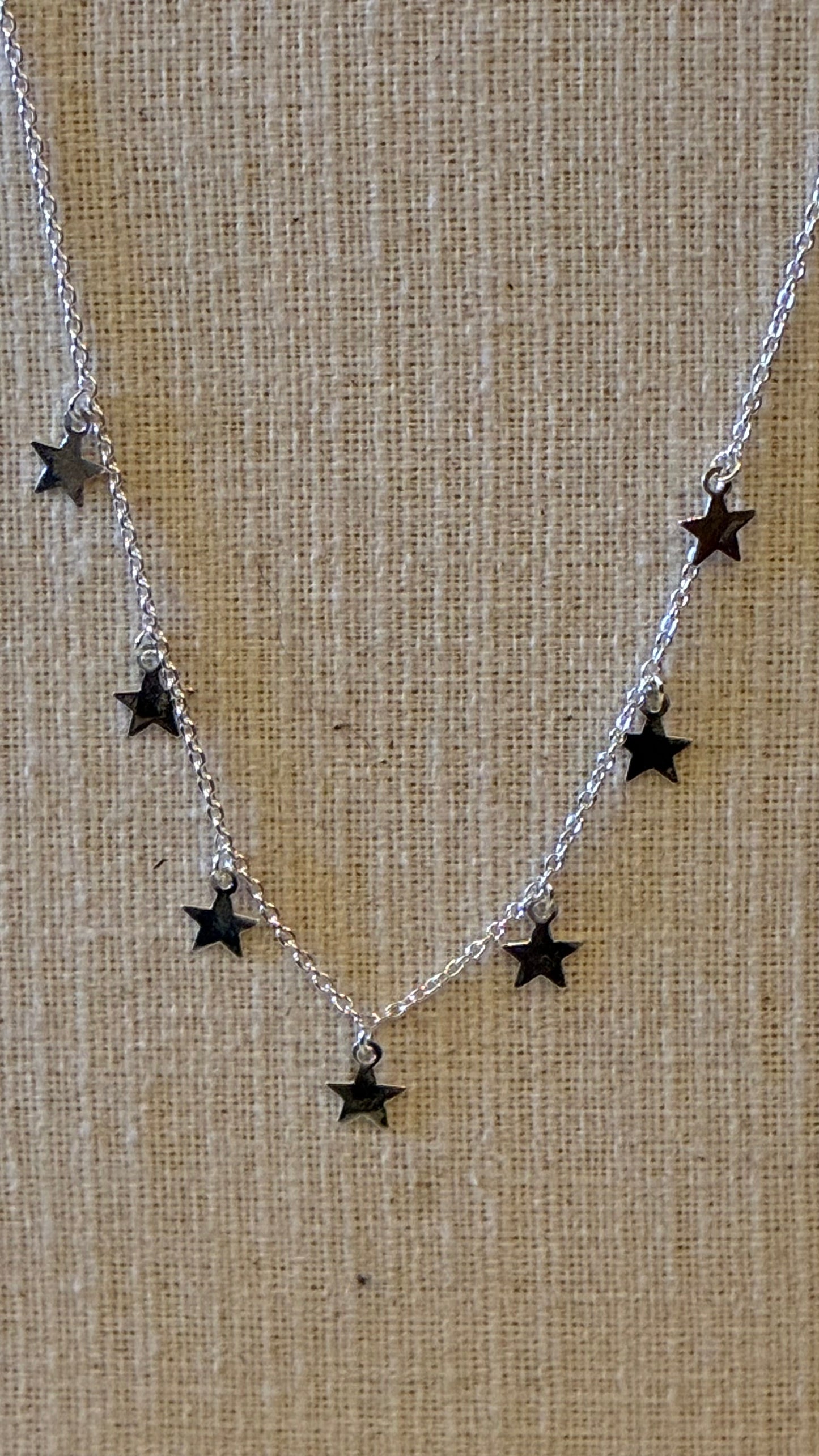 7 Stars Necklace - Silver