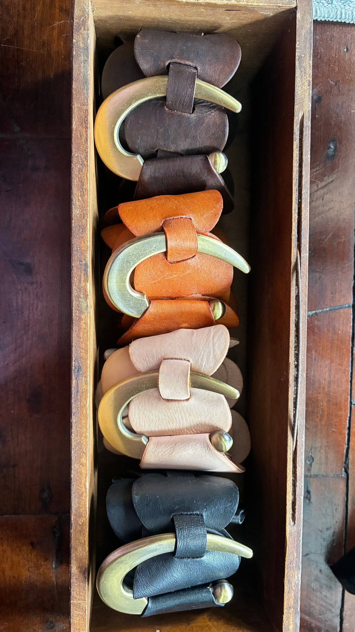 88 Leather Belt - Almond / DK. Brown / Tan / Black