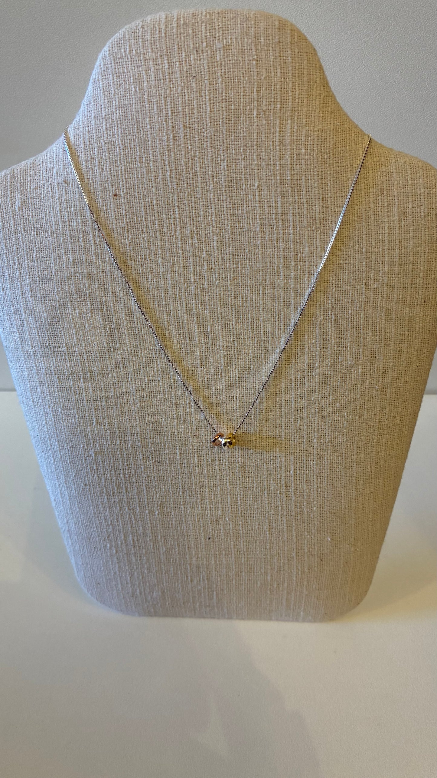3 Rings Necklace - Silver / Rose Gold / Gold