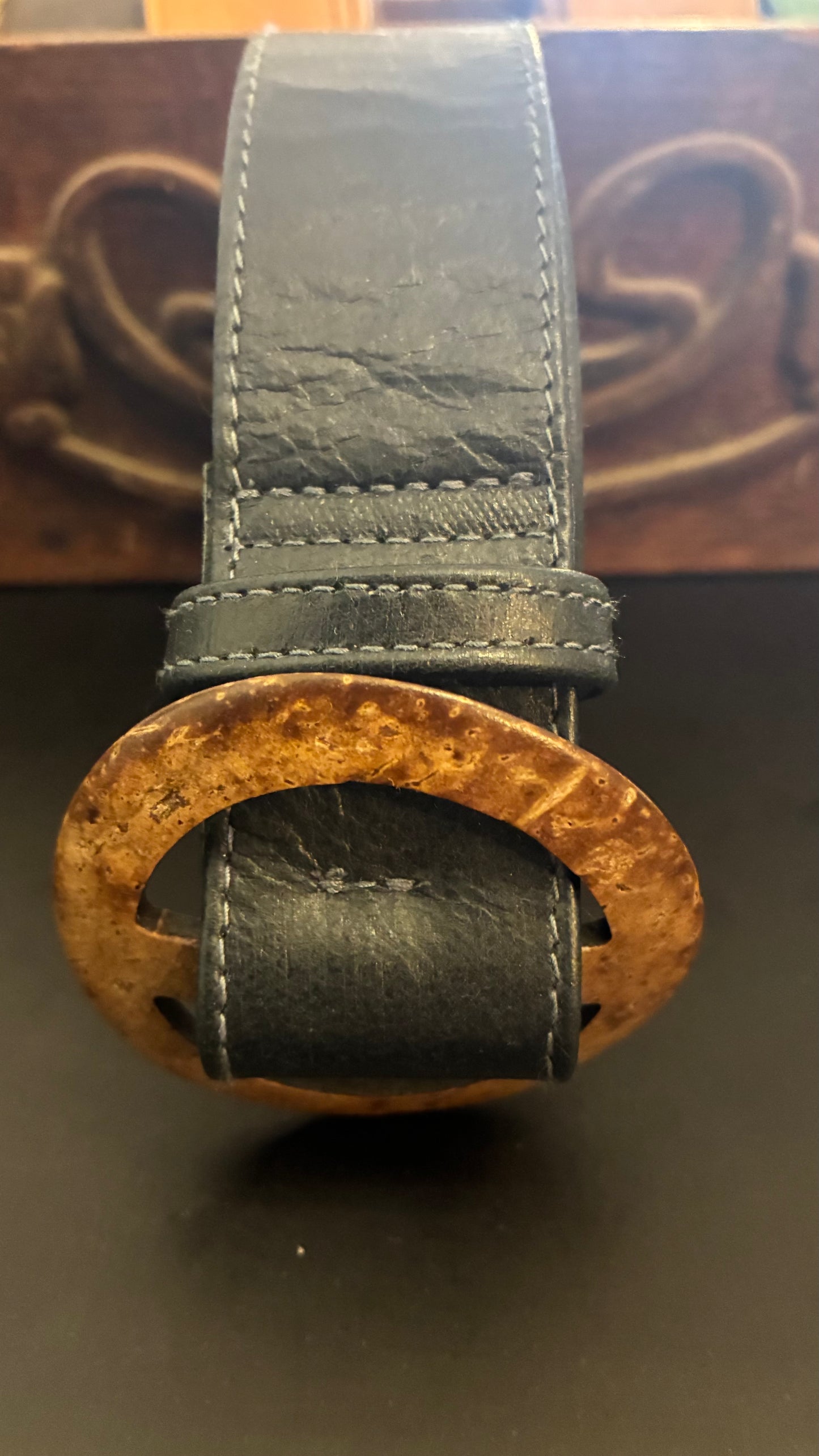 Megan Leather Belt - Almond /Vintage Tan / Black / Tan / Biscuit / Green / Navy / Cream / Caramel / Chocolate