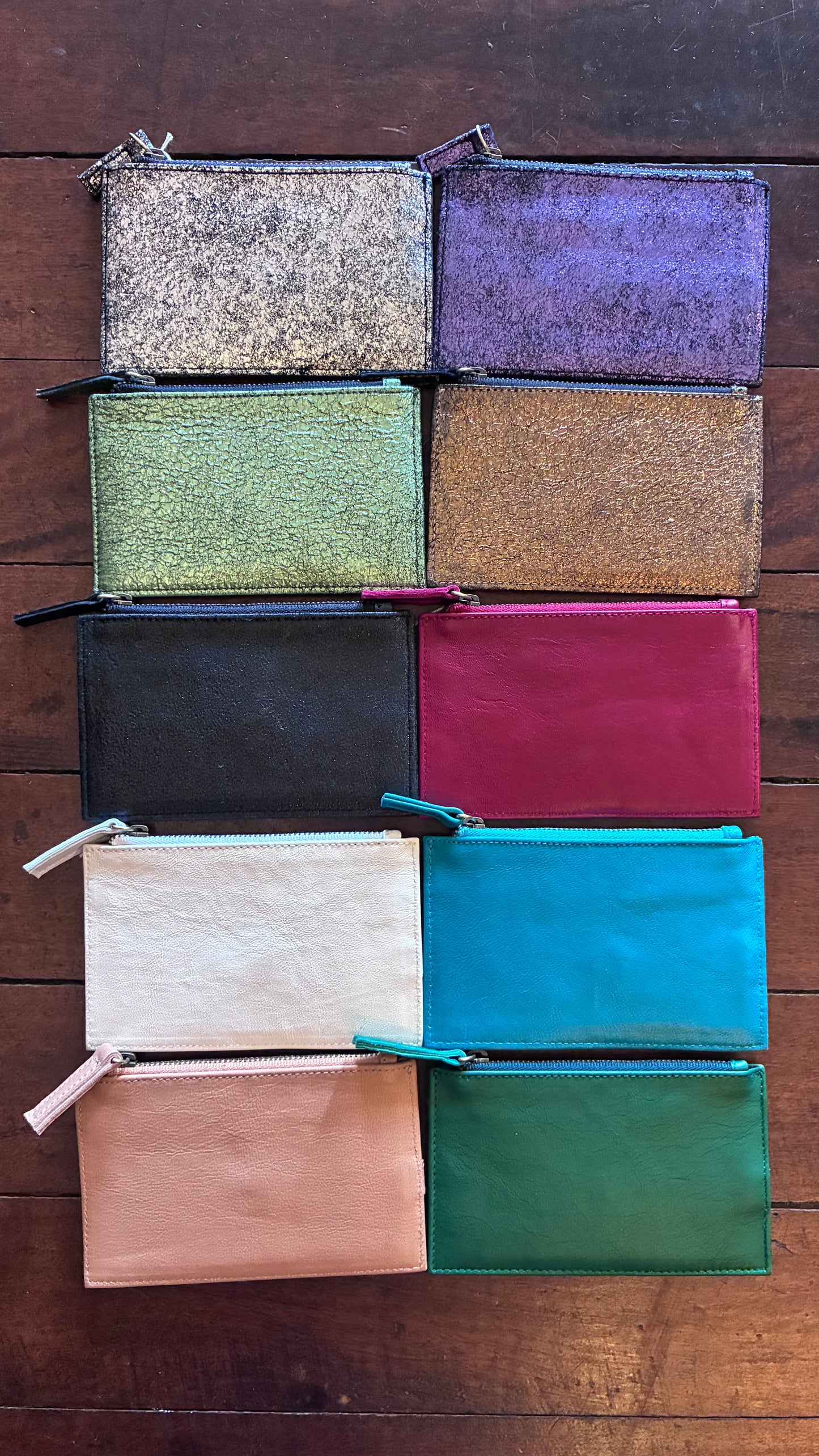 Poi Leather Card Wallet - Multi