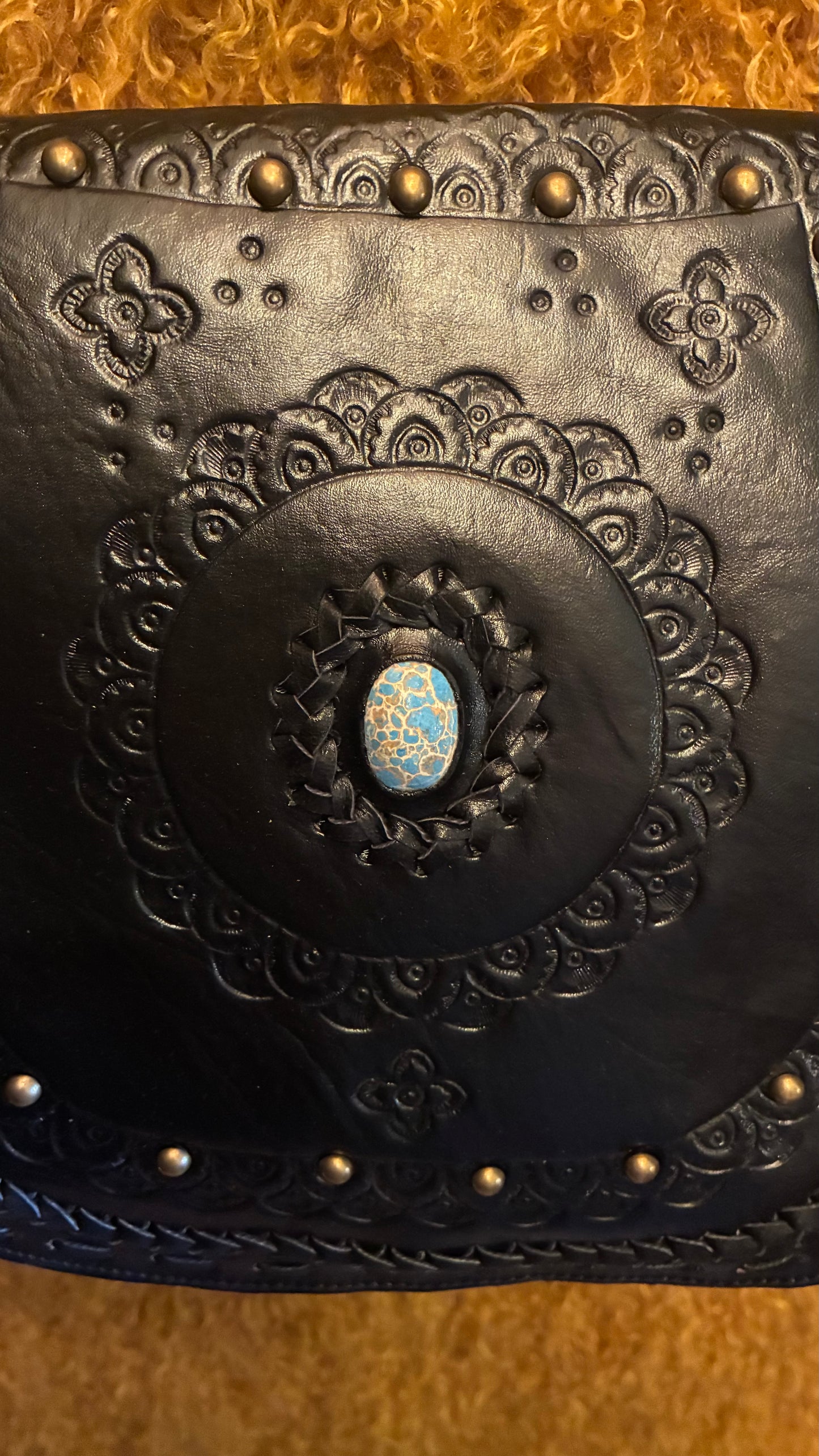 Kanika Bag - Black & Turquoise