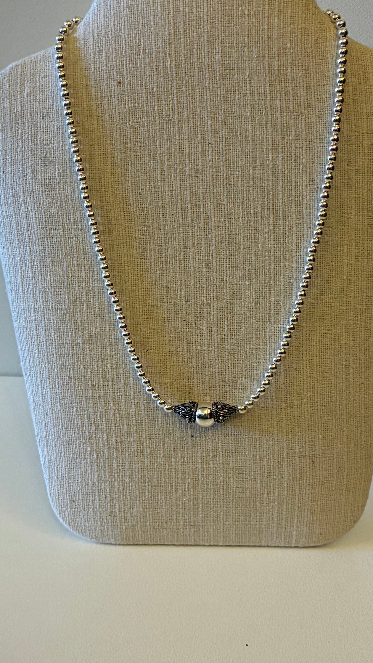 Time Pendant Necklace - Silver