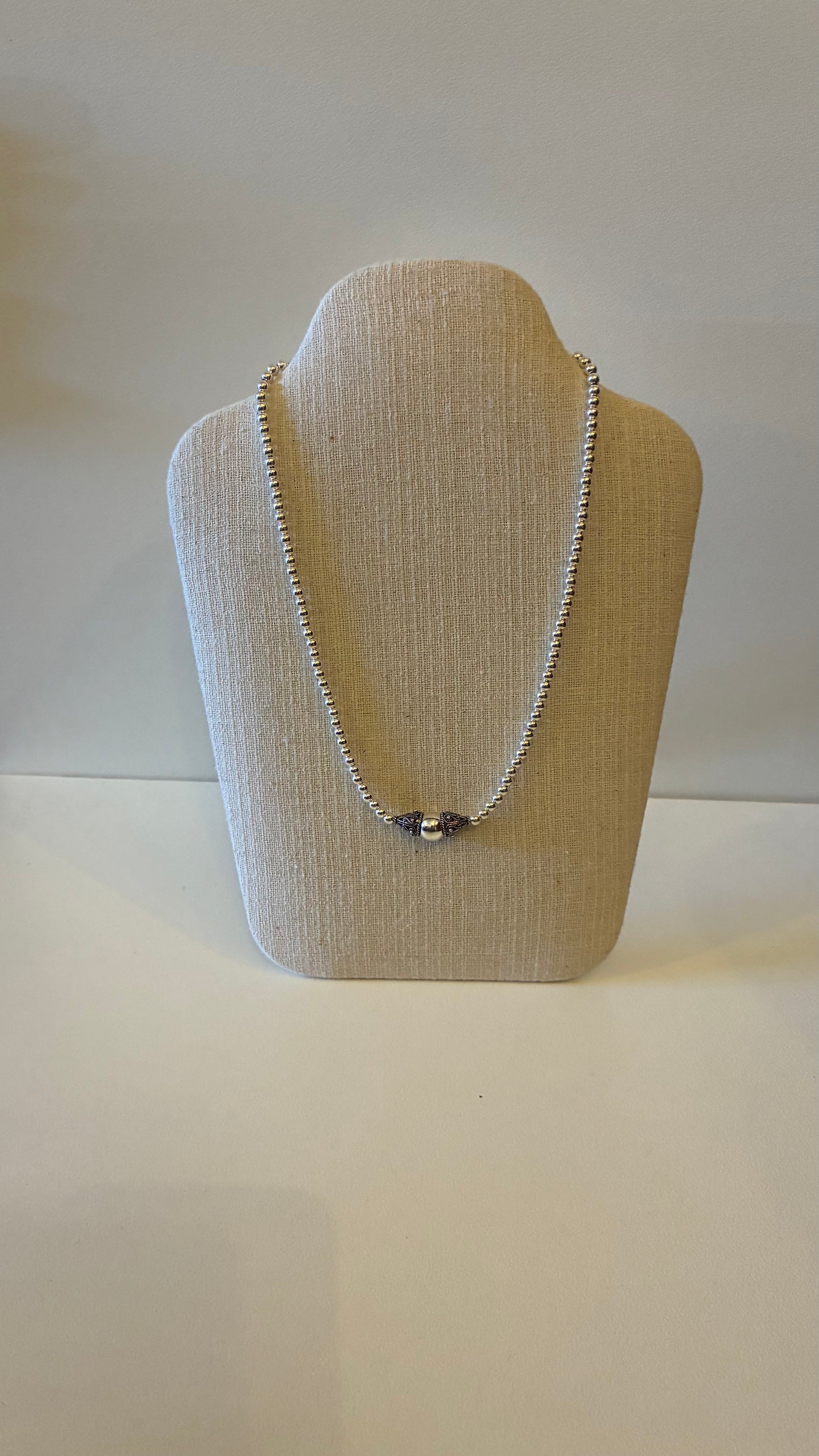 Time Pendant Necklace - Silver