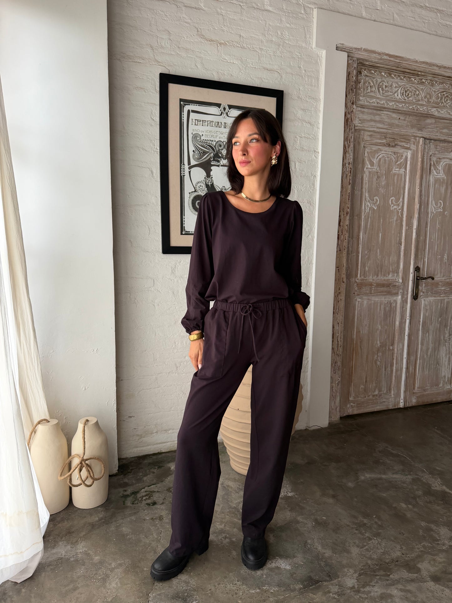 Nala Pants - Eggplant