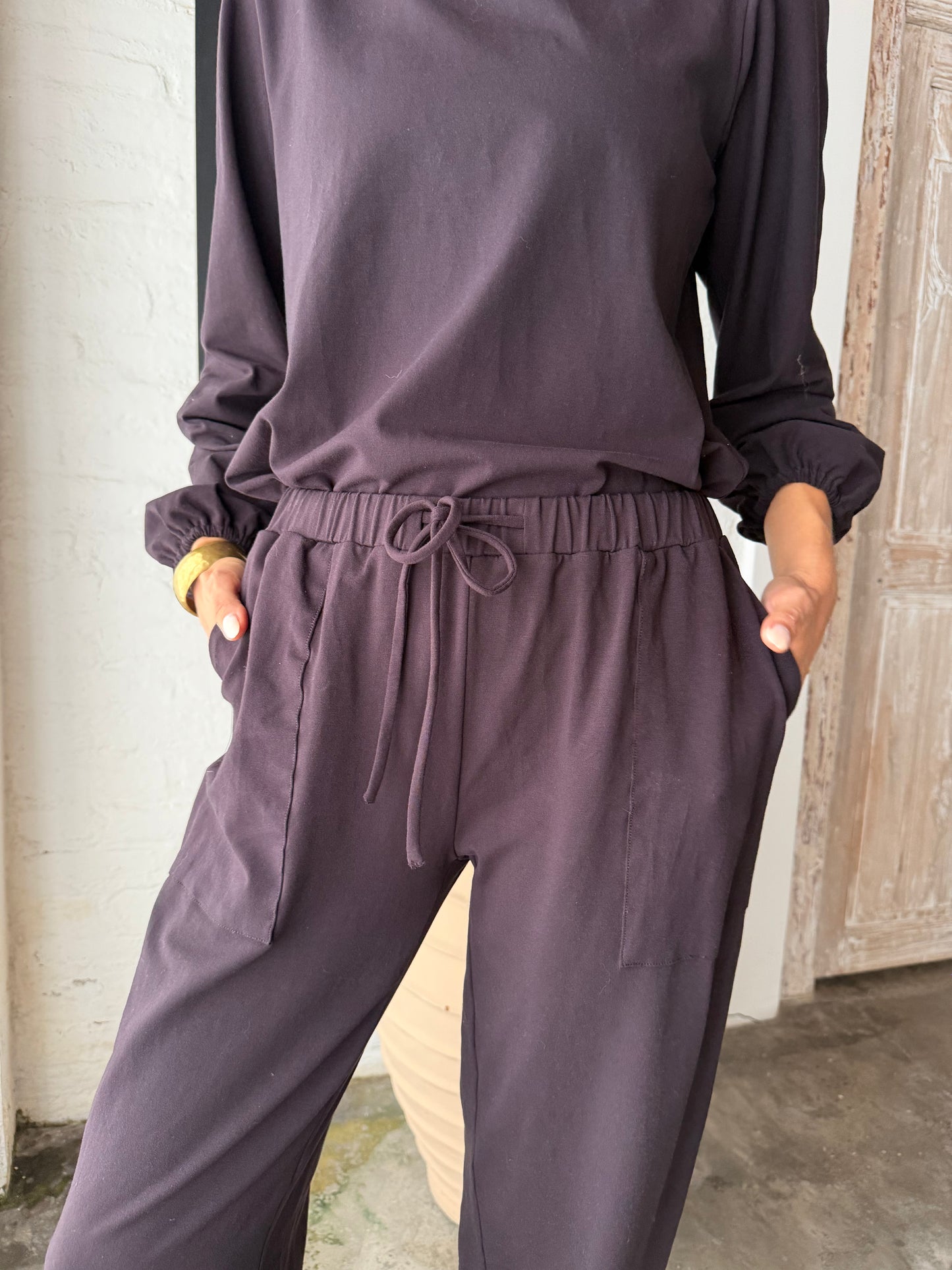 Nala Pants - Eggplant