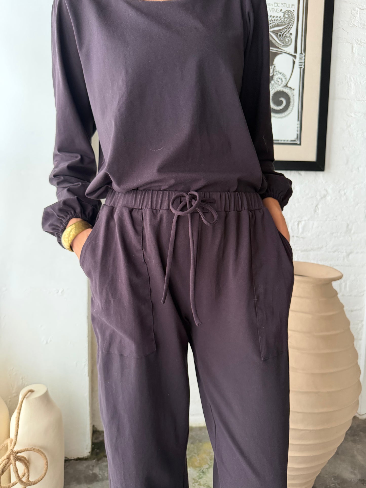 Nala Pants - Eggplant