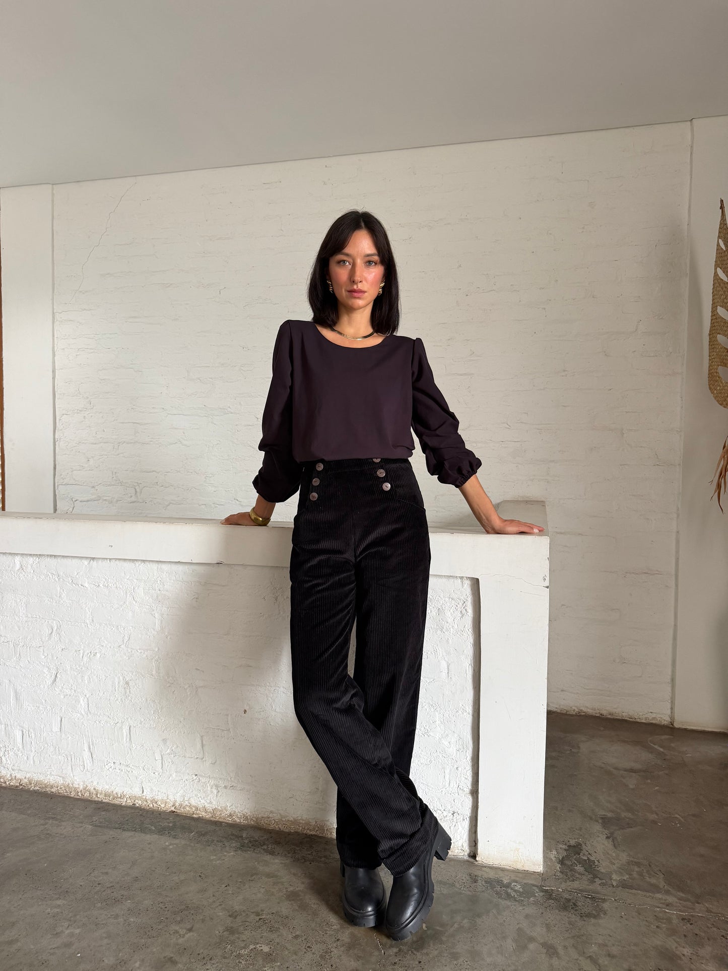 Donovan Corduroy Pants - Black