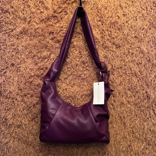 Richa Leather Sling Bag - Maroon
