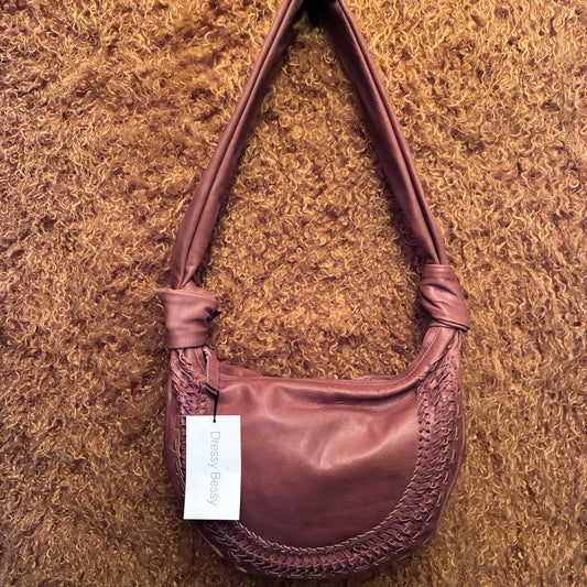 Chandra Leather Sling Bag - Mocha
