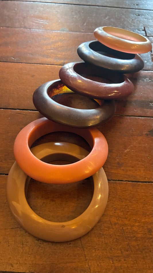 Organic Resin Bangles - Multi Colours