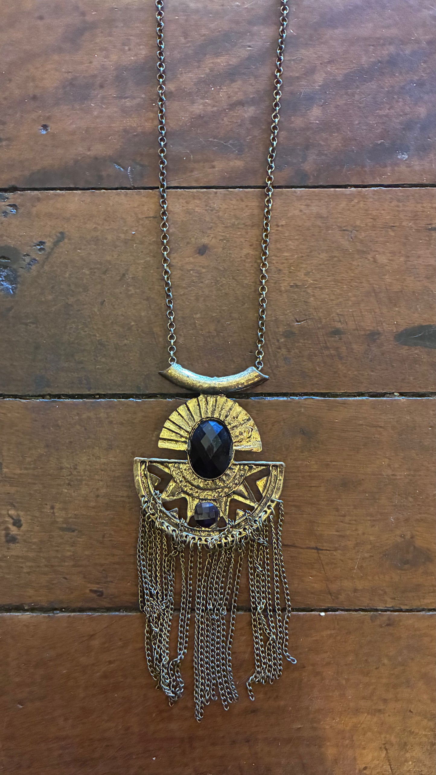 Shakell Aztec Necklace - Black